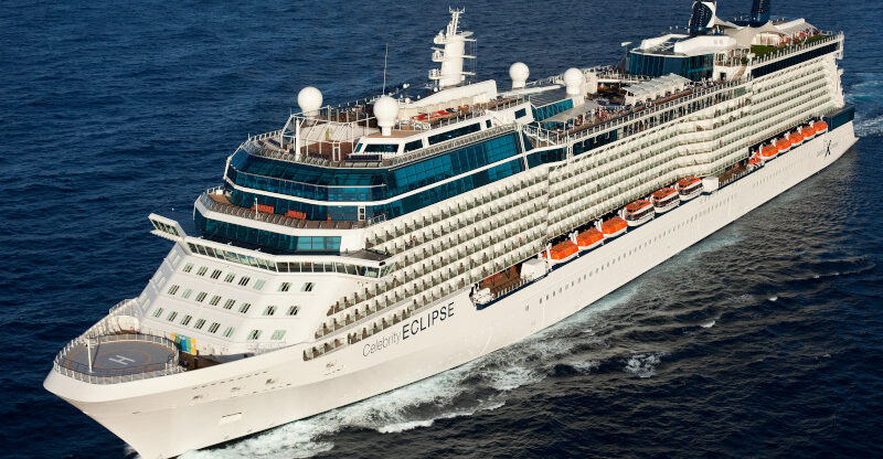 The Celebrity Eclipse cruise ship