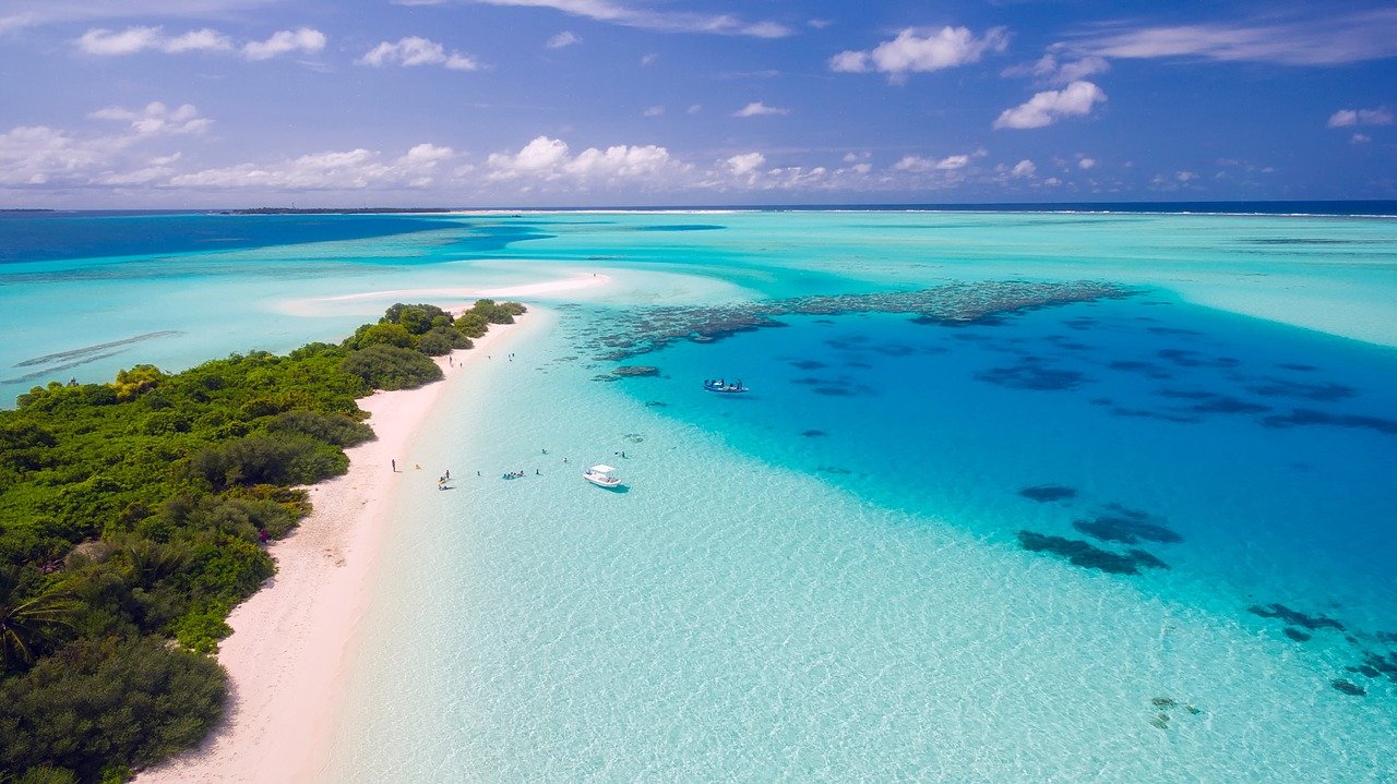 Beautiful Maldives vacation destination